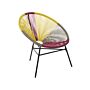 Garden Chair Multicolour Pe Rattan Papasan