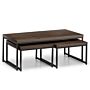 Brooklyn Nesting Coffee Tables - Dark Oak