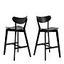 Roxby Bar Stool In Oak Set Of 2