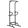 Homcom Pull Up Bar Multi-function Height Adjustable Power Tower Dip Station Equipment