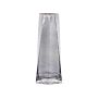 Flower Vase Grey Glass 27 Cm Decorative Tabletop Home Decoration