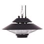 Hanging Patio Heater Black Aluminium 1500 W Infrared Ceiling Radiant For Garden Patio Heating Lamp