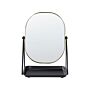 Makeup Mirror Gold Metal 20 X 22 Cm Dressing Table Double Sided Magnifying Mirror Decorative