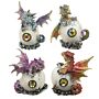 Crystal Birth Fantasy Nightmare Dragon Figurine