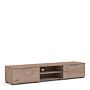 Match Tv Unit 2 Drawers 2 Shelf In Jackson Hickory Oak