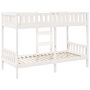 Vidaxl Bunk Bed White 90x190 Cm Solid Wood Pine