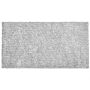 Shaggy Area Rug Grey Melange 80 X 150 Cm Modern High-pile Machine-tufted Rectangular Carpet