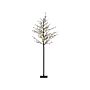 Outdoor Led Decoration Black Metal Christmas Tree Seasonal Home Garden Décor With Lights