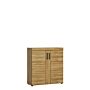 Cortina 2 Door Shoe Cabinet In Grandson Oak