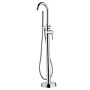 Schütte Bath Shower Mixer Tap With Shower Set Cornwall Chrome