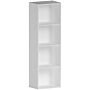 Oxford 4 Tier Cube Bookcase, White