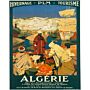 Vintage Metal Sign - Retro Advertising - Algerie Tourism