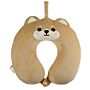 Shiba Inu Dog Relaxeazzz Plush Memory Foam Travel Pillow