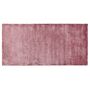 Area Rug Pink Viscose 80 X 150 Cm Tufted Low Pile