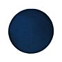 Rug Navy Blue Viscose Round 140 Cm Hand Tufted Low Pile