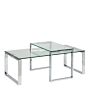 Katrine Coffee Table Set With Glass Top