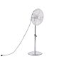 Floor Fan Metal Adjustable Height Copper Living Room Standing Fan