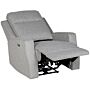 Homcom Electric Recliner Armchair, Recliner Chair With Adjustable Leg Rest, Usb Port, Grey