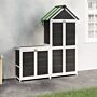 Vidaxl 2 Piece Garden Tool Shed Set Grey Solid Wood Pine