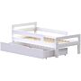 Junior Vida Taurus Toddler Bed With Storage, White