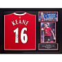 Manchester United Fc Keane Signed Shirt (framed)