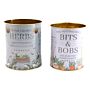 Set Of 2 Potting Shed Storage Tins