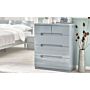 Manhattan 3+2 Drawer Chest - Grey