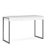 Function Plus Desk 3 Drawers In White