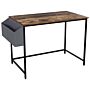 Brooklyn Large Computer Desk, Dark Wood