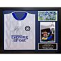 Leeds United Fc 1992 Strachan Signed Shirt (framed)