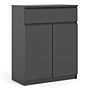 Naia Sideboard - 1 Drawer 2 Doors In Black Matt