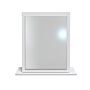 Devon Small Desktop Mirror In Grey Matt