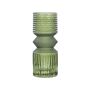 Flower Vase Olive Green Glass 26 Cm Decorative Tabletop Home Decoration