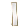 Homcom Rustic Full Length Mirror, Hanging And Freestanding Floor Mirror, Farmhouse Decorative Wall Mirror, 155 Cm, Natural