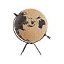 Decorative Globe Brown Cork 25 Cm