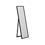 Standing Floor Mirror Black Rectangular 40 X 140 Cm