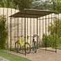 Vidaxl Bicycle Shed 190x190x222 Cm Steel Black