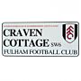 Fulham Fc White Street Sign