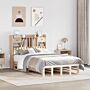 Vidaxl Bookcase Bed Without Mattress 120x200 Cm Solid Wood Pine