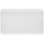 Memory Foam Pillow White Polyester Fabric Neck Support Orthopaedic Anti-allergy 57 X 35 Cm