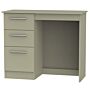 Contrast 3 Drawer Vanity In Mushroom Matt