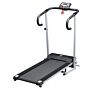 Homcom 10km/h Unisex Electric Treadmill, Folding Indoor Cardio Treadmill, 1.25hp Motorised Running Jogging Walking Machine, W/ 3 Programs, Lcd Monitor