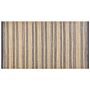 Area Rug Beige Jute And Cotton 80 X 150 Cm Dhurrie Hand Woven