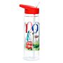 Reusable London Tour 550ml Water Bottle With Flip Straw