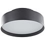 Ceiling Lamp Black Steel Acrylic Integrated Led Lights Round Shape Decorative Modern Lighting