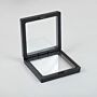 Med 3d Floating Frame Display 9x9cm - Black