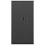 Vidaxl Locker Cabinet Anthracite 90x40x180 Cm Steel