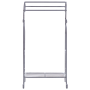 Towel Stand Grey Iron Bathroom Rack Vintage Stressed Freestanding Old Looking Retro Classic