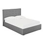 Lucca Plus 5.0ft King Size Ottoman Bed Grey