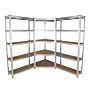 Galwix 90cm Racking Bundle: Corner Shelving And 2 Garage Racking Bays